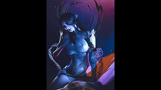 The Dream Goddess of Scarlet Temptation - 3D Animation Hentai