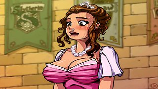 Witch trainer, cartoon hermine, harry potter 3d