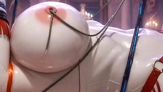 3D Hentai Cowgirl Doll - Smart Ropes Control & Float Ahegao