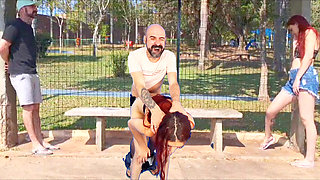 Sex In The Middle Of People Outdoors At The Bus Stop Lots Of Madness