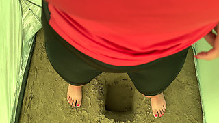 Outdoor Pissing Compilation! Pee in the Sand!