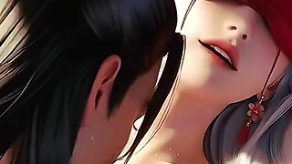 The Third Episode of the White-haired Beauty Series Is Here! Make You Lose Control and Get Extremely Aroused Ai-generated