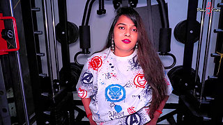 My Gym Trainer Caught Me Masturbate Myself at Gym, He Help Me Squirt and Fuck My Big Hairy Ass.