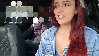 Naughty Rideshare Driver Fucked Her Naughty Passenger Without a Condom!