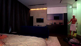 Aleks Sam Brought Me on Vacation and Shared Apartments with My Friend Str1pper Who Spied on Us in Bed (part 13)