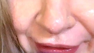Blonde tight pussy babe solo toy fun in glamour masturbation