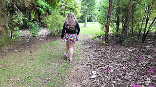 Flashing And Masturbating At The Botanical Garden