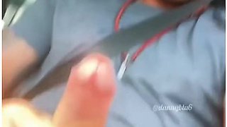 Horny Boyfriend Wanks While His Misses Drives - Danny Blu