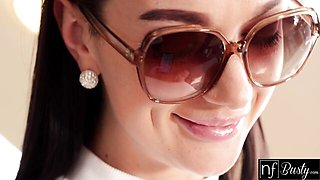 Lady Gang Czech Beauty Seduces BF into Titty-Fuck Blowjob Night