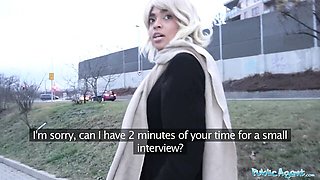 Public Agent featuring Luna Corazon's blonde clip
