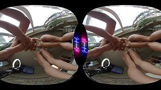 Tavia's First Show Part 2 with Strapon