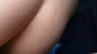 Fucking and Creampied Horny Sexy Asian in Car with Huge Cumshot