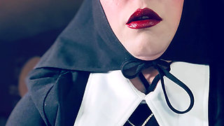 Tina Snua Enrols At The Nunnery! Naughty Nun Smokes A Cork 100 Cigarette - Come Corrupt Me Father!