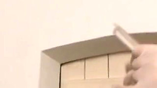 Humiliating ass penetrated in women dress