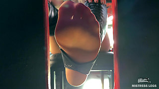 Glory Hole Worship: I Used Your Mouth with My Sweaty Nylon Feet and Wet Ass