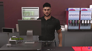 Horny Stepsister Giving Me Blowjob While Watching a Movie - 3D Hentai Animated Porn - Life in Santa County