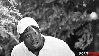 Golf Instructor With BBC Slams Student Kira Queen in Broad Daylight GP2324