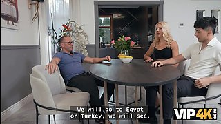 Vip4k. czech blondie bitch is cheating on her boyfriend in sake of her wedding ring