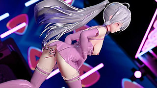 [mmd] Haku -i Will Be Yours Anal Plug Pussy Double Succubus Pattern Pink Erotic Fun Uniform