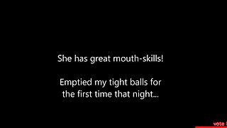 British Blonde Ex-GF Gives Blowjob and Takes Cum in Mouth