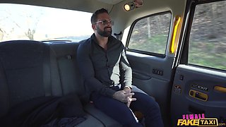 Angel Wicky’s Blonde Passion in Taxi with Heat