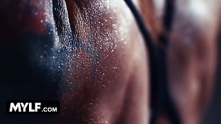 Mylf - chesty fit milf Sophia Locke finishes her perspiring exercise with some fucking pounding in the gym