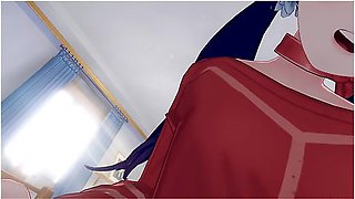 Miside Asmr Vr Roleplay Crazy Cutie Mita Comes Into Your World Pov - Lewd - Ear Licks