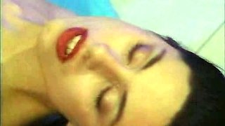 Extreme amateur pov blowjob by hot brunette latina