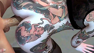 Uncle's Dirty Trade with Street Tattoo Girl (2)