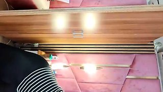 Big boob brunette masturbates on webcam