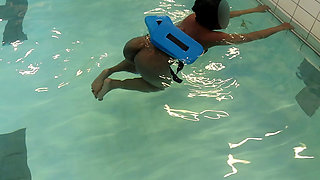 I'm Learning to Swim in the Local Nudist Clubs's Swimming Pool, Lesson 01