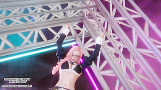 MMD Love It - Seraphine Sexy Kpop Dance League of Legends Hentai Uncensored 4K 60FPS