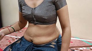 South Mistibhabi Hard Chudai in Saree – Hot Indian Maid Massage Sex