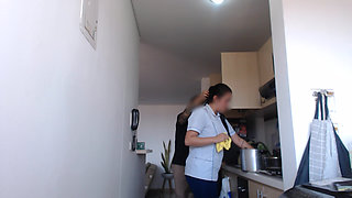 Maid Isn't Happy so Her Boyfriend Takes Her to Hotel