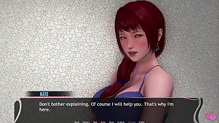 Murmur 23 - Shinigami Lollipop Masturbation on Dining Table Then Adam Presses Helans Huge Boobs in Club
