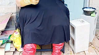 Bat Girl Is Taking a Smoke Break in Her