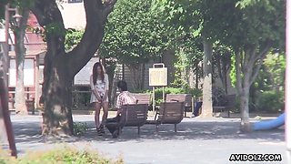 Sweet Japanese Nymph Ai Koda Blows Dick In The Car