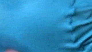 Blue pantyhose mask blow 2
