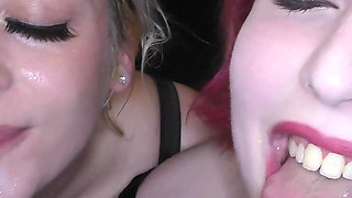 Debut Bukkake for Olivia and Candice