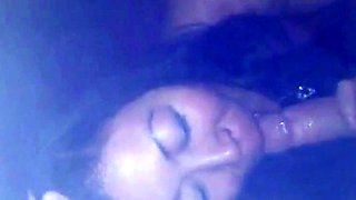Chinese Amateur Gives a Slippery Blowjob and Handjob