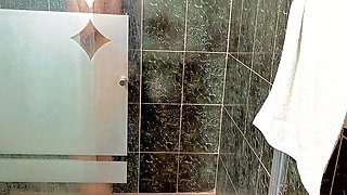 Seeing you in the shower makes my pussy wet and makes me want to fuck you. As long as your wife doesn't find out. Fuck me!