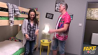 Russian Backpacker Lilu Moon Repays Steve Q.s Landlord Kindness with Savage Facial and Bone-Deep