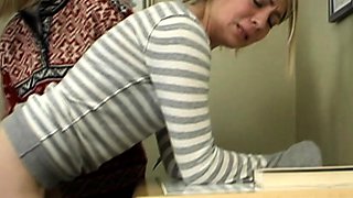 Blonde lesbian hot amateur squirting show