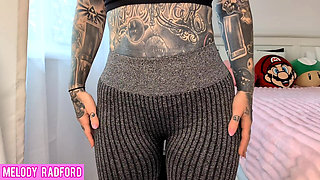 Gym Tights Try on Haul Melody Radford Porn