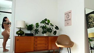 BIG BOOTY roommate swallows my dick with her ASS AND THROAT