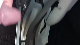 A Muslim Married Slut Sucked Her Lover's Dick in a Parking Lot and Swallowed His Cum