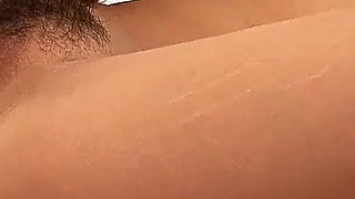 Candid skinny Japan teen fucked in hairy pussy by step dad