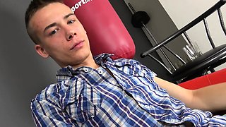 Hot Czech Twink Gets Oiled Up Handjob and Cumshot