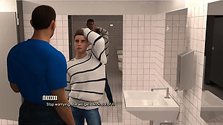 A Life Worth Living - Gameplay - Roleplay - Public Toilet Gloryhole Blowjob in Front of Husband