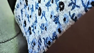 Pervert Stranger On Subway Train! Almost Seen When He Ejaculate Inside Her Panties Under Her Skirt